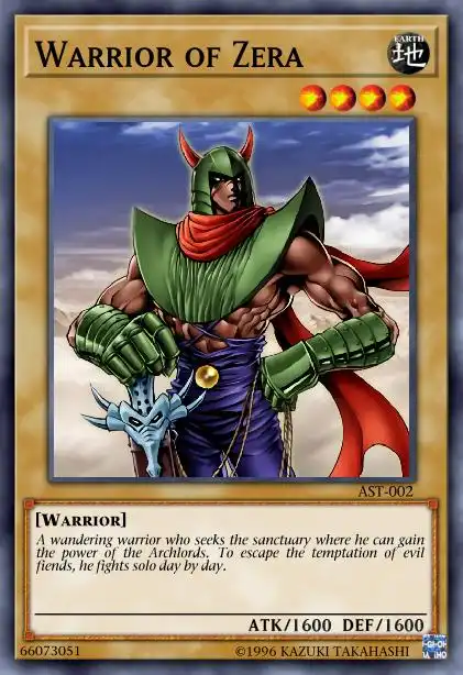 Edison Rulings for Warrior of Zera